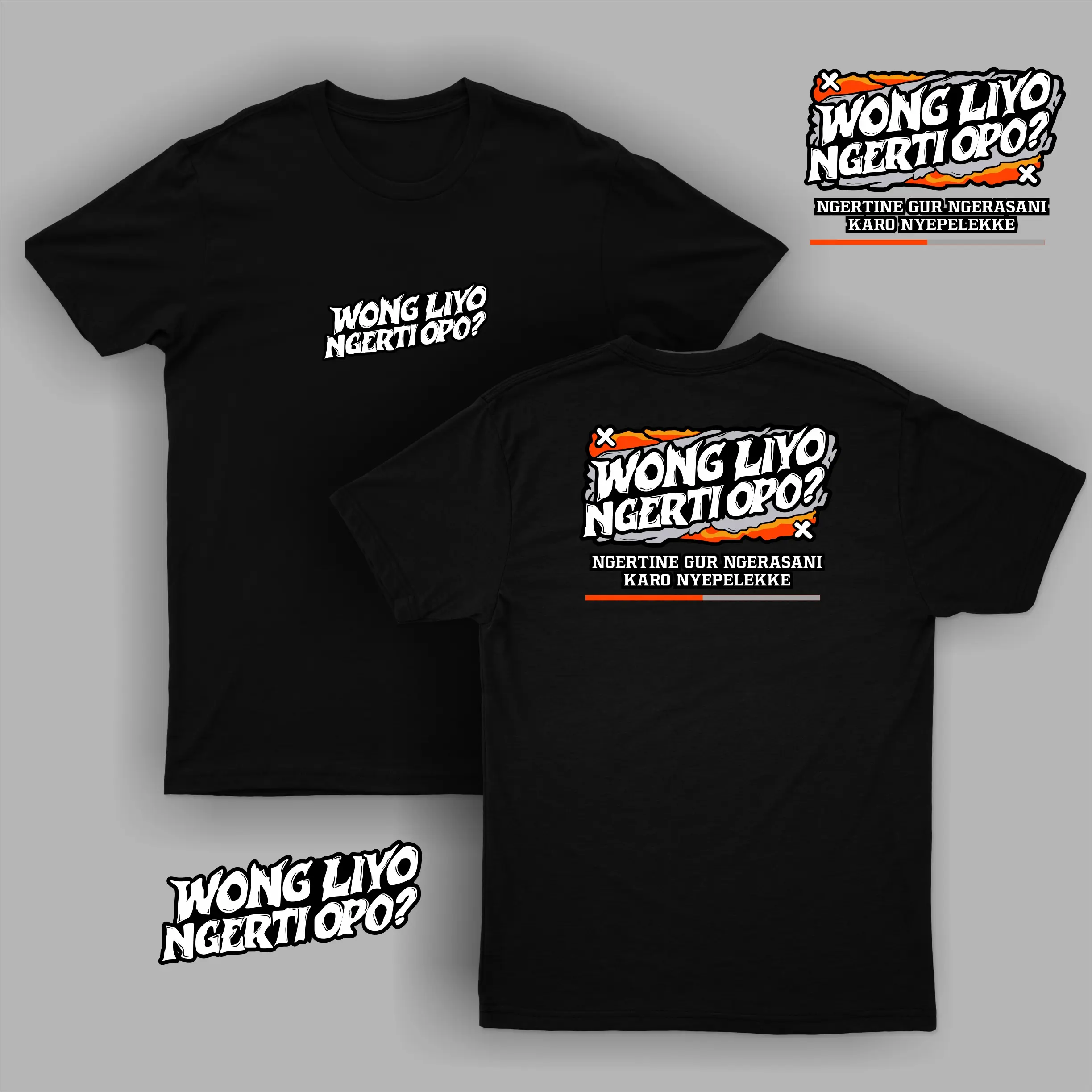 KAOS DISTRO KATA-KATA WONG LIO NGERTI OPO PART 2