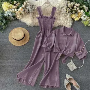 Jumpsuit Korea Style / Oneset  Ceril Jumpsuit/ Setelan Wanita Terbaru/ Setelan Korean/ Jumpsuit Korea Terlaris / Terbaru Kekinian 2024