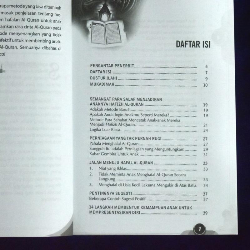 BUKU TERLARIS KECIL - KECIL JADI HAFIZH PLUS PENGUAT HAFALAN DAYA INGAT 4