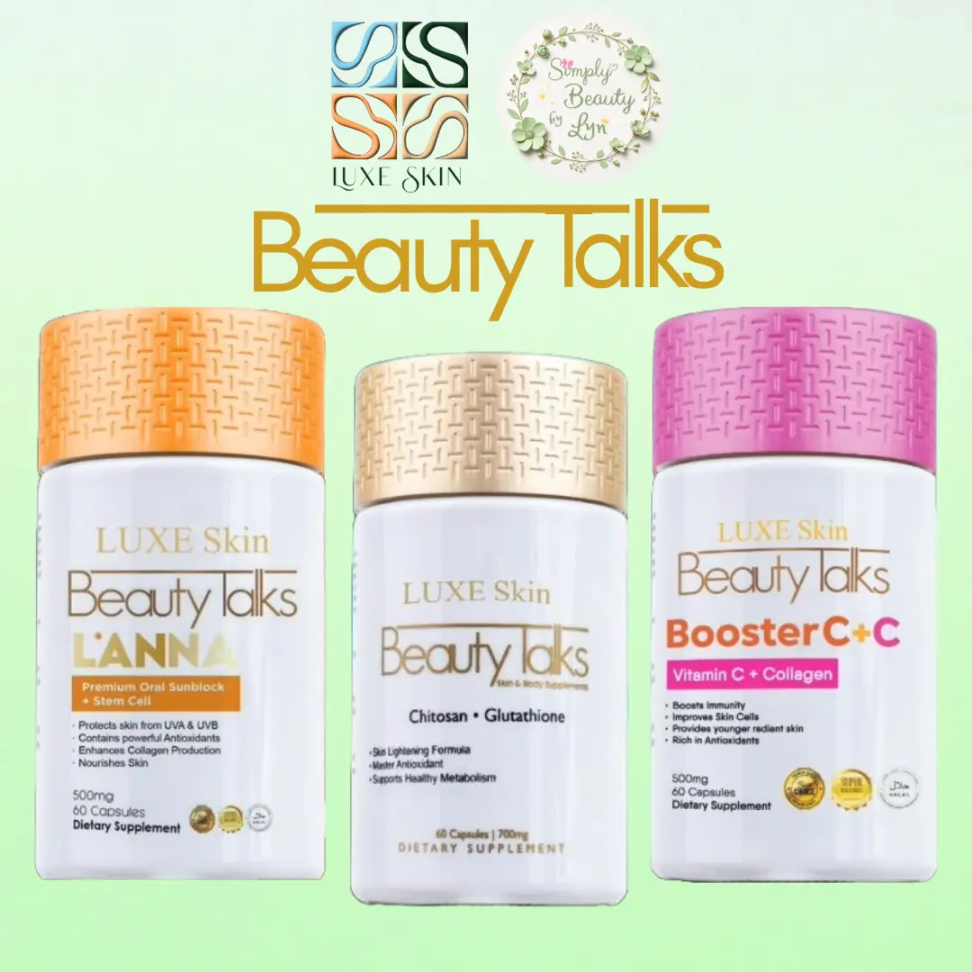 Luxe Skin BEAUTY TALKS 60 Capsules | Booster C+C | L'ANNA