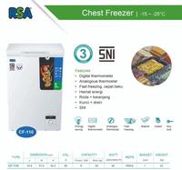 Gambar FREEZER BOX CF-110 | CF110 | CF 110 | CHEST FREEZER 100 LITER | CHEST FREEZER RSA dari Bogor Electronic Kota Bogor 2 Tokopedia