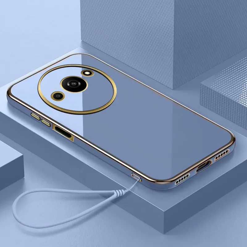 Case Xiaomi Redmi A3 Casing Ultra Slim Luxury Square Plating Premium Softcase 2