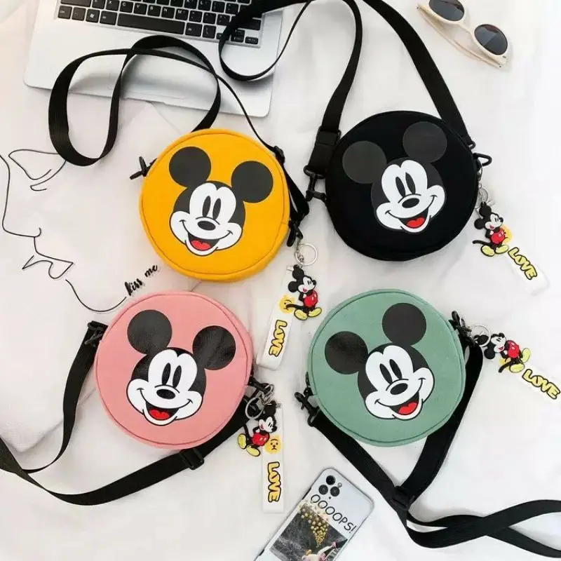 JTB-Tas Selempang Anak Perempuan Lucu Karakter Mickey Mouse Terbaru/Sling bag (Mickey Bulat) 0