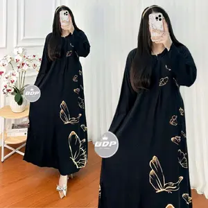 GAMIS RAYON BATIK PEKALONGAN ADEM BUSUI BUMIL Cantik Panjang Nyaman Kain