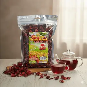 BUNGA ROSELLA MERAH KERING 100 GR SIAP SEDUH