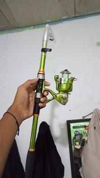 Product Review of Sougayilang Rod memancing berputar dan reel set 5.9ft/6.9ft/7.9ft Rod memancing teleskopik dan 6BB 5.2:1 Ratio memancing berputar reel memancing dengan garis memancing 500m Ikan Roda from 𝗱**🍌 1
