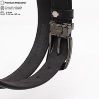 Gambar TACOCCO Ikat Pinggang Kulit PU Premium Wanita & Remaja Lebar 3cm Panjang 90-125cm - Hitam, 105 cm dari TALOCCO Kota Administrasi Jakarta Pusat 3 Tokopedia