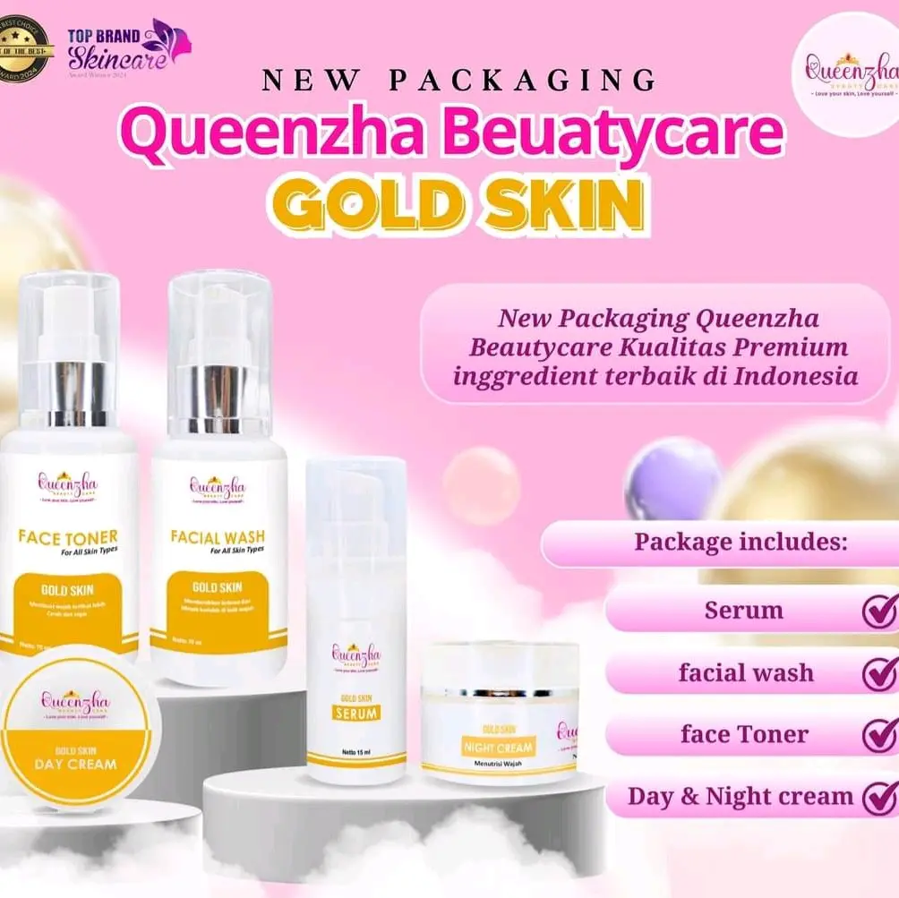 Paket Gold Skin Queenzha Original