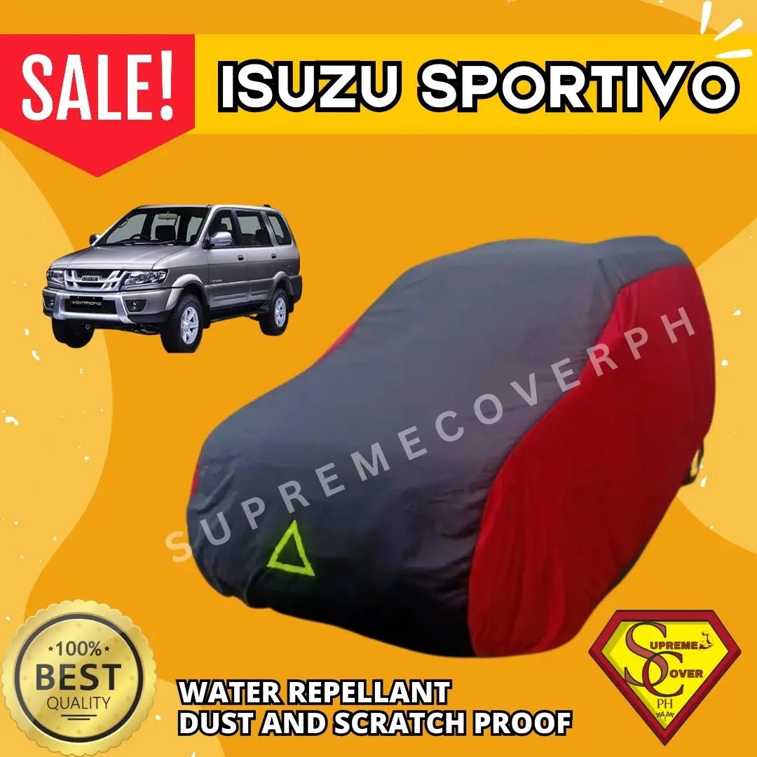 ISUZU SPORTIVO HIGH QUALITY CAR COVER - WATER REPELLANT SCRATCH AND DUST PROOF BUILT IN BAG