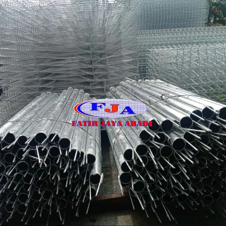 Tiang Pagar Brc Tinggi 200 cm Hot Dip Galvanis - Harga Murah 8