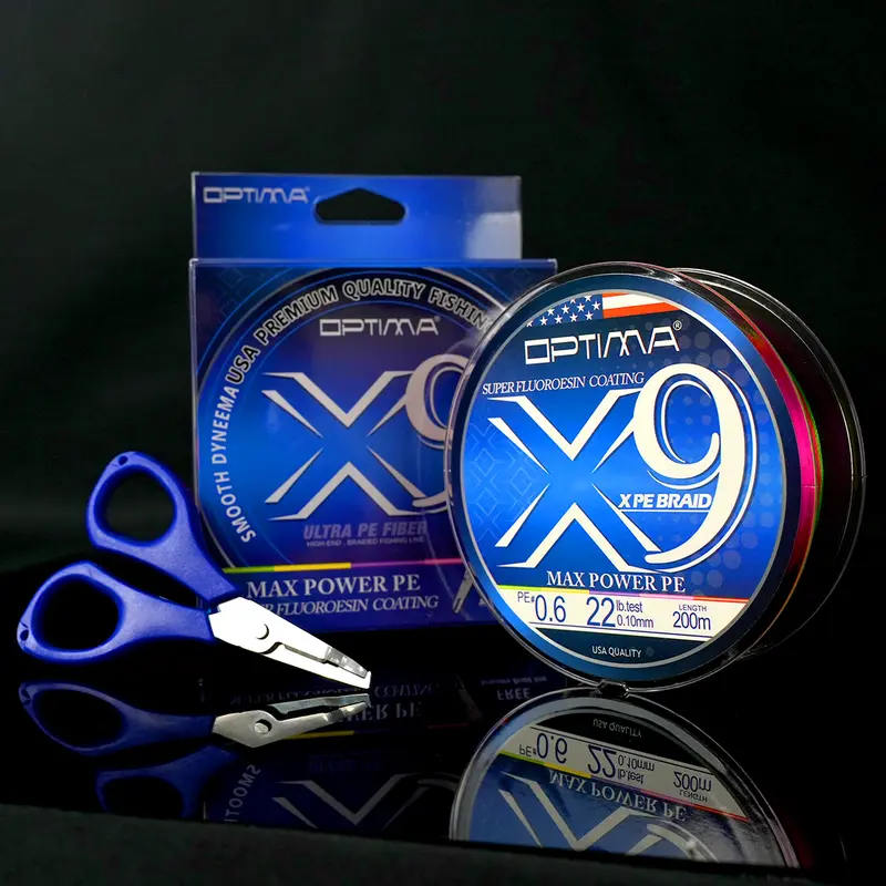 SENAR PE OPTIMA MAX POWER X9 CASTING SHORE 200M & 400M 3