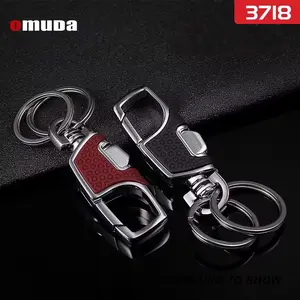 Gantungan Kunci Omuda Premium Mobil Motor Rumah Keychain 3718 Elegan Stainless