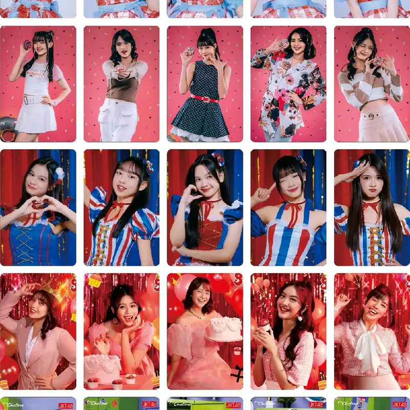 Photocard JKT48 25pcs Mix 5 Tema (Thinkdonnut, Circus Wonderland, Senbatsu, Chatime, Tango) 0