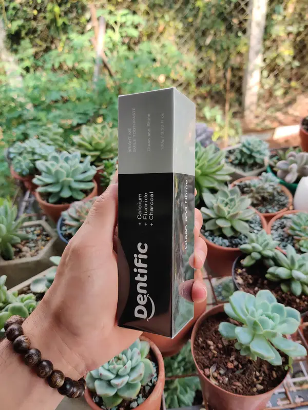 Kem đánh răng làm sạch răng Bright Me Smile Charcoal toothpaste Dentific 100g kem  đánh  răng 6