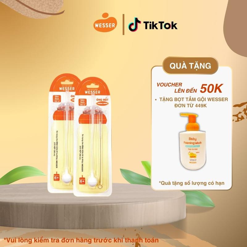 Ống Hút Thay Thế Thông Minh Wesser - CỔ HẸP - Tiện dụng cho bé 0