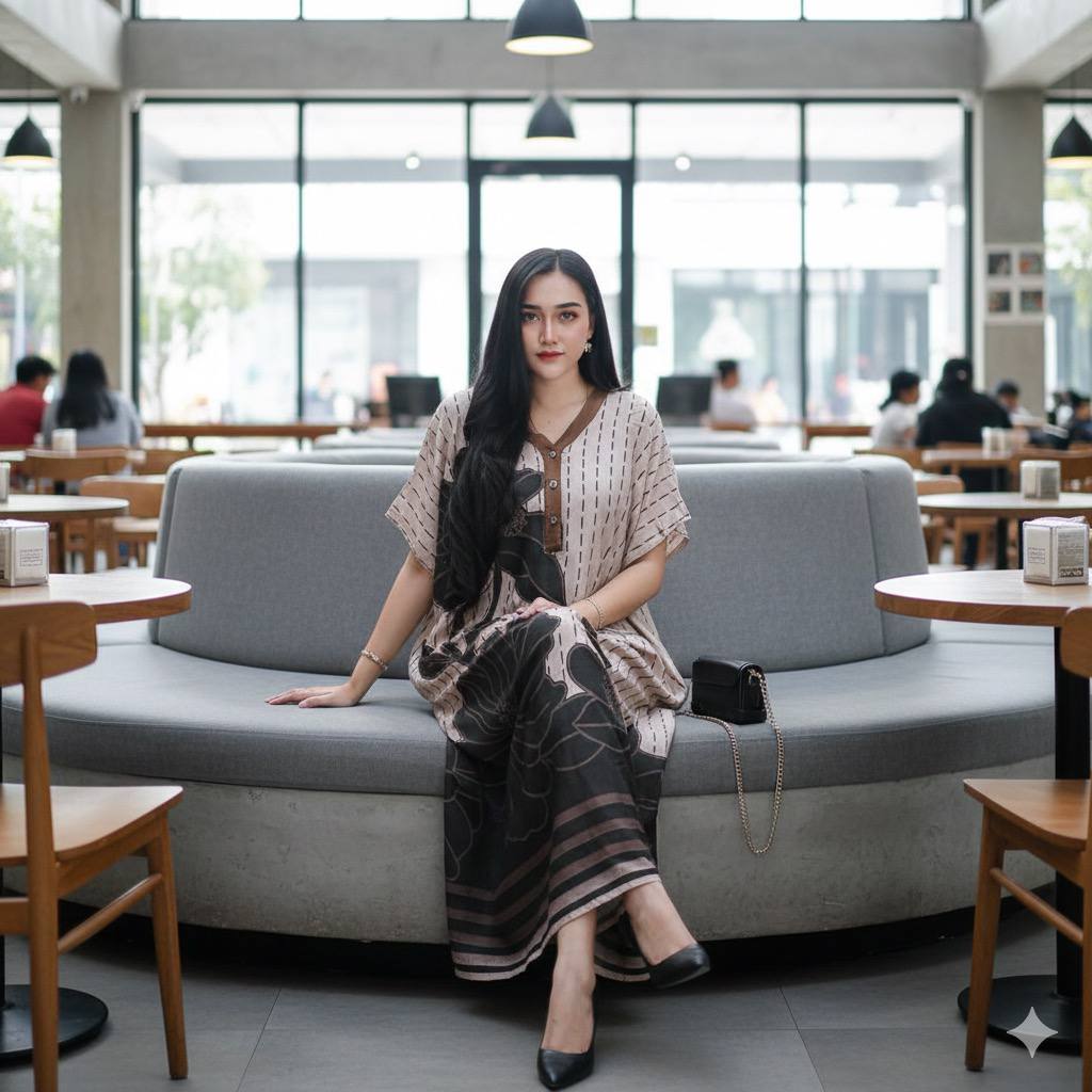 Daster Yuriko Dress Baju Wanita Santai Kancing Depan Busui Ld 130cm Pb 115cm Bahan Rayon Adem Bumil Pendek Panjang Tidur Motif Elegan Ibu Nyaman Menyusui