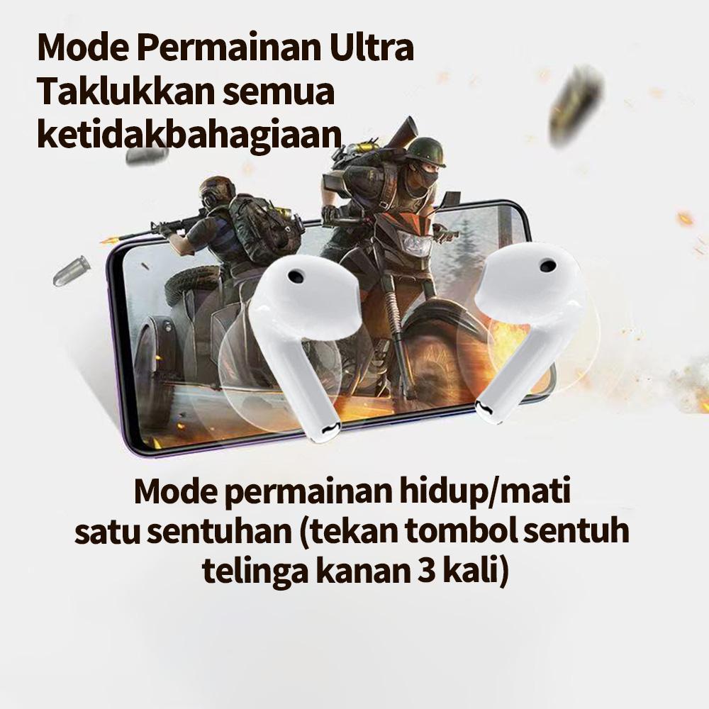 Lenovo thinkplus NEW TWS Bluetooth V5.0 Earphone Headphone Tahan Lama Suara Bass Dalam Stereo Dengan Kontrol Sentuh Earbud Olahraga