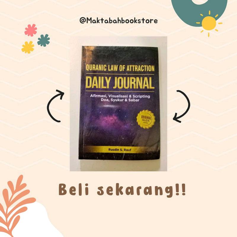 BUKU QURANIC LAW OF ATTRACTION DAILY JOURNAL BY. RUSDIN. S. RAUF 0