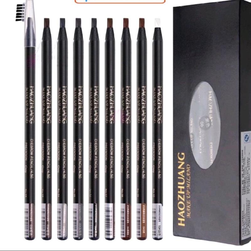 Chì xé kẻ mày Haozhuang cứng phẩy sợi  sắc nét, chống nước không trôi