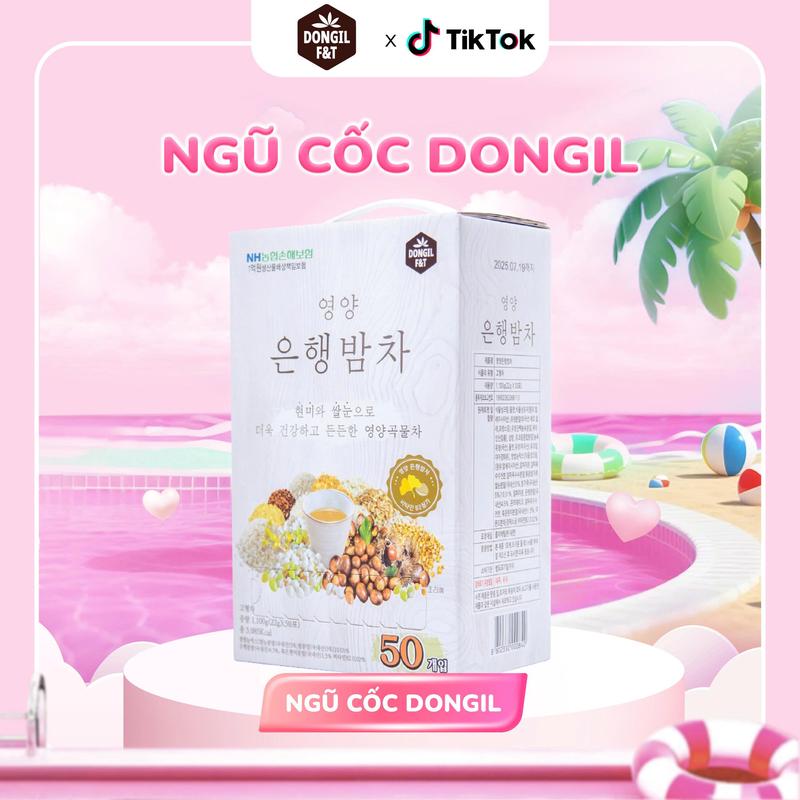Bột Ngũ Cốc Ăn Liền DONGIL Nội Địa Hàn Quốc Bổ Sung Vitamin Hỗ Trợ Tăng Sức Đề Kháng Hộp 50 Gói