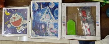 Product Review of {Buy2 Dapat Gift} 20x20cm Diamond Painting with Frame 5D DIY Full Round Diamond Art from M**q 0