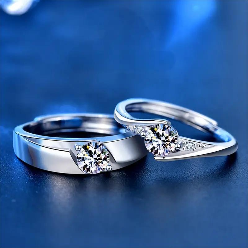 Product Introduction of Couple Rings/Couple Diamond Rings/Wedding Gifts/Engagement Rings/Diamond Rings/Eternity Rings/Suitable for Couple Gifts 25