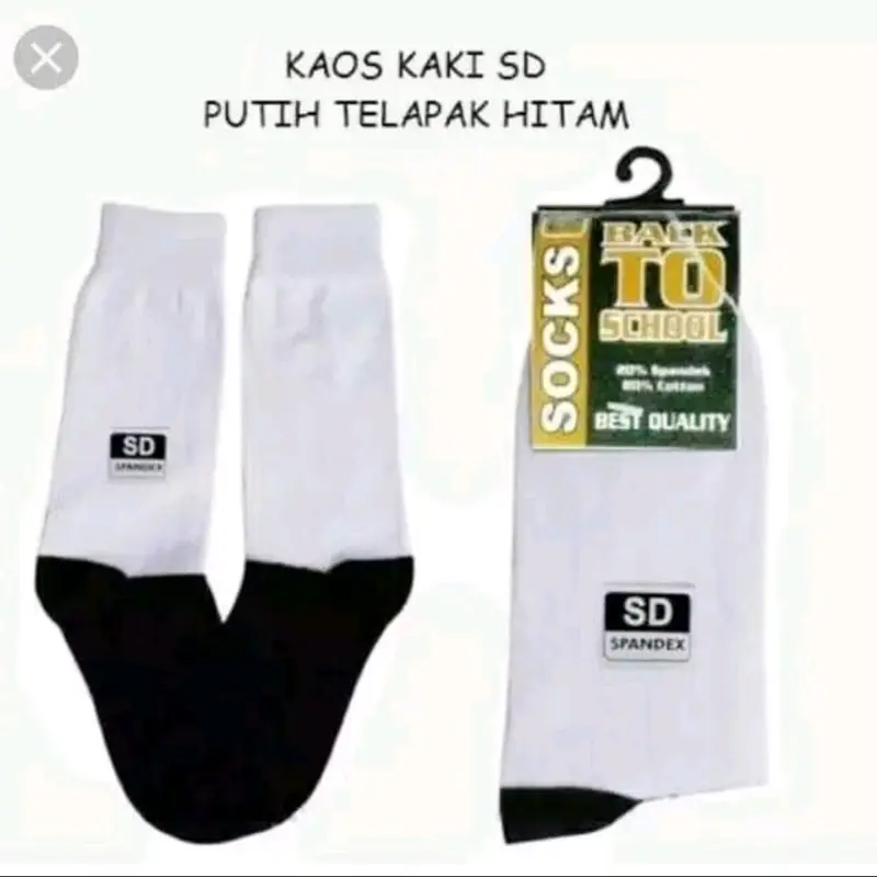 kaos kaki anak sekolah isi 3 pasang 2