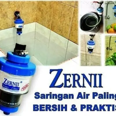 Zerni Alat Penyaring Air Kotor Kran Filter Air Keruh Sumur Water Purifier 2