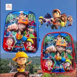 [Adima] TAS SEKOLAH RANSEL ANAK LED TIMBUL 3D KARAKTER PORORO UNTUK ...