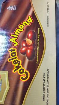 Product Review of Dking coklat almond isi 4 toples ( COD )  kacang almond utuh lapis coklat from R**a 3
