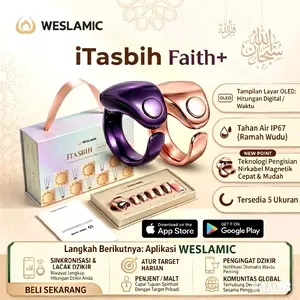 Promo WESLAMIC i Tasbih Fatih /Fatih +Zikir Ring Tasbin digital smart tasbih smart Ring cincin tasbih digital