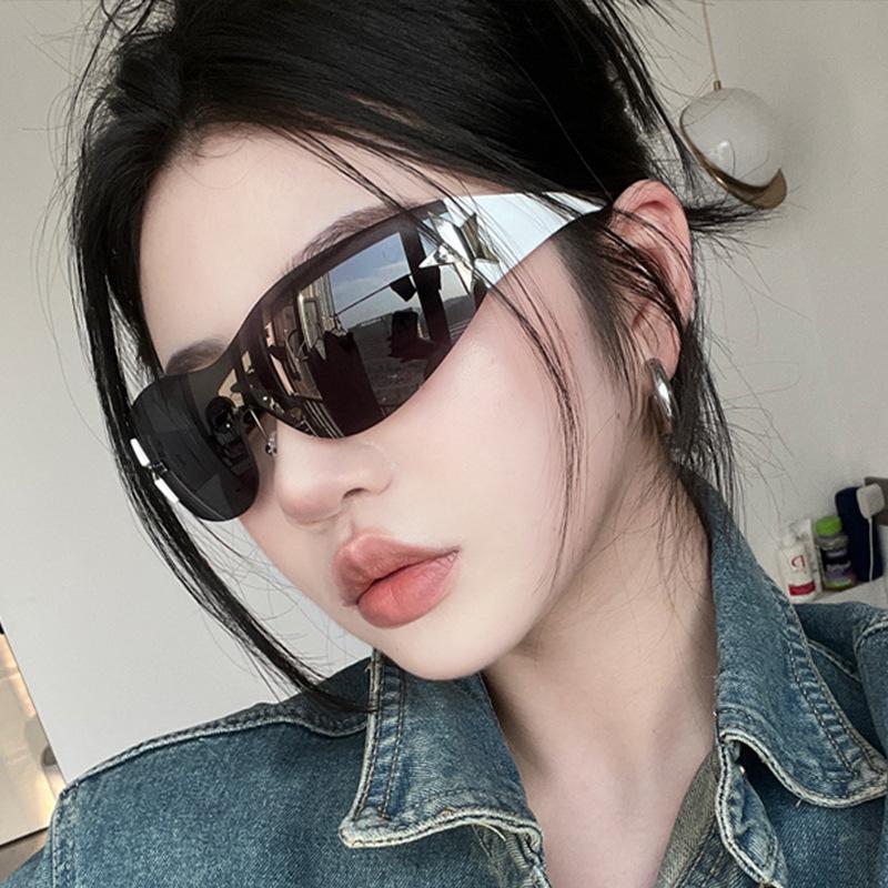 Kính Râm Punk, Thời Trang Châu Âu Và Mỹ Mới, Thiết Kế Không Viền, Cá Nhân Hóa