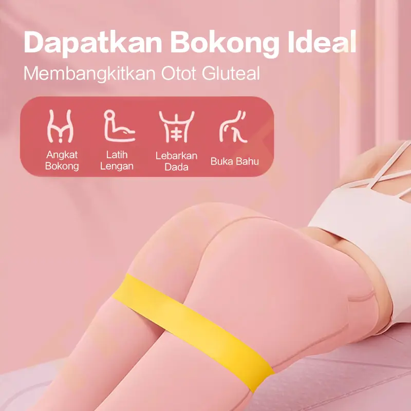 [READY] TrailTop Resistance Bands Alat Fitness 1 Set 5pcs Elastis Fitness Loop Bands Tali Fitness Olahraga Otot 2