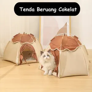 [Boone] Kandang/Tenda Kucing/ Tempat Tidur Kucing Hewan Peliharaan / Pet Bed Tenda Hewan Peliharaan