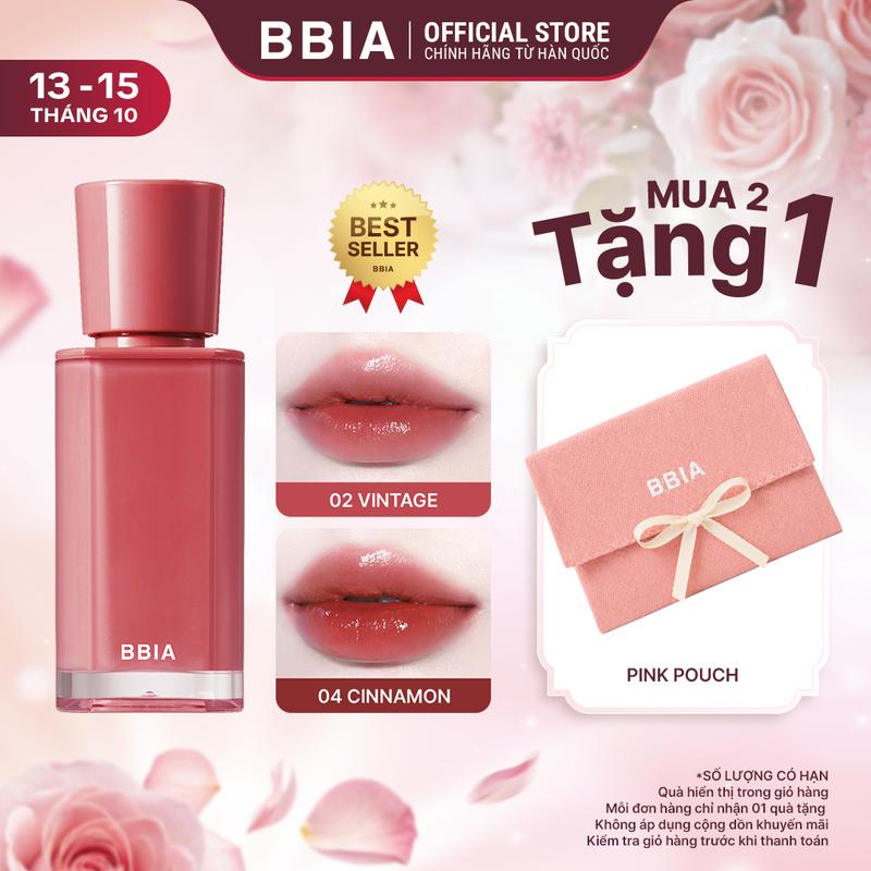 [HOT] [BBIA] Son tint bóng căng mọng, trong trẻo BBIA Glow Tint