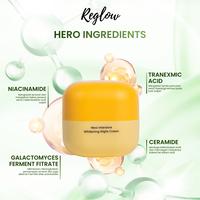 Gambar Reglow Intensive Whitening Night Cream Mencerahkan Wajah Mengencangkan Memudarkan Flek Hitam dan Bekas Jerawat Memutihkan - NIGHT CREAM dari Biliva Beauty Store Kota Surabaya 4 Tokopedia
