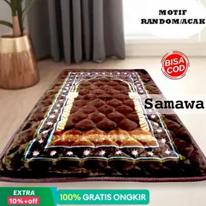 Sajadah Busa Tebal Motif Turki Ukuran Besar Bahan Quilting Lembut Anti Slip Lantai