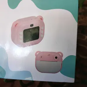 【Model Terbaru】TEEKA 48MP Digital Print Camera Portable Mini Printer Dengan Layar Kamera INSTANT Pocket Camera Anak Mini Digital Pencetak Foto Hitam Putih Pixel Video
