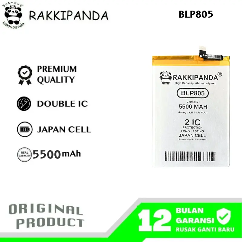 RakkiPanda BLP805 Compatible With Oppo A16 2021/A32/A33 2020/A53 2020/A53S 5G/A54/A54S/A55/A73/A74 5G/A75/A93 5G Batre Batrai Baterai Battery
