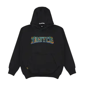 Troy Company Hoodie Black Orna - Hoodie Pria Hitam KHD 2050