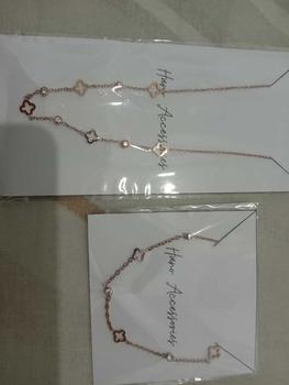 Product Review of [HANO Accessories] - Gelang Clover Bolong Mata Titanium Gold, Silver, Rose Gold / Gelang Aksesoris / Gelang Korean Style / Gelang Fashion Trending Clover / Clover Bracelet from A**6 0