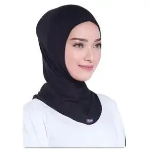 Inner Ninja Non Sleting Jersy Strech Daleman Hijab Instan Ciput Maroko Bahan Jersey Elastis Adem Tanpa Resleting Nyaman Seharian - Kerudung