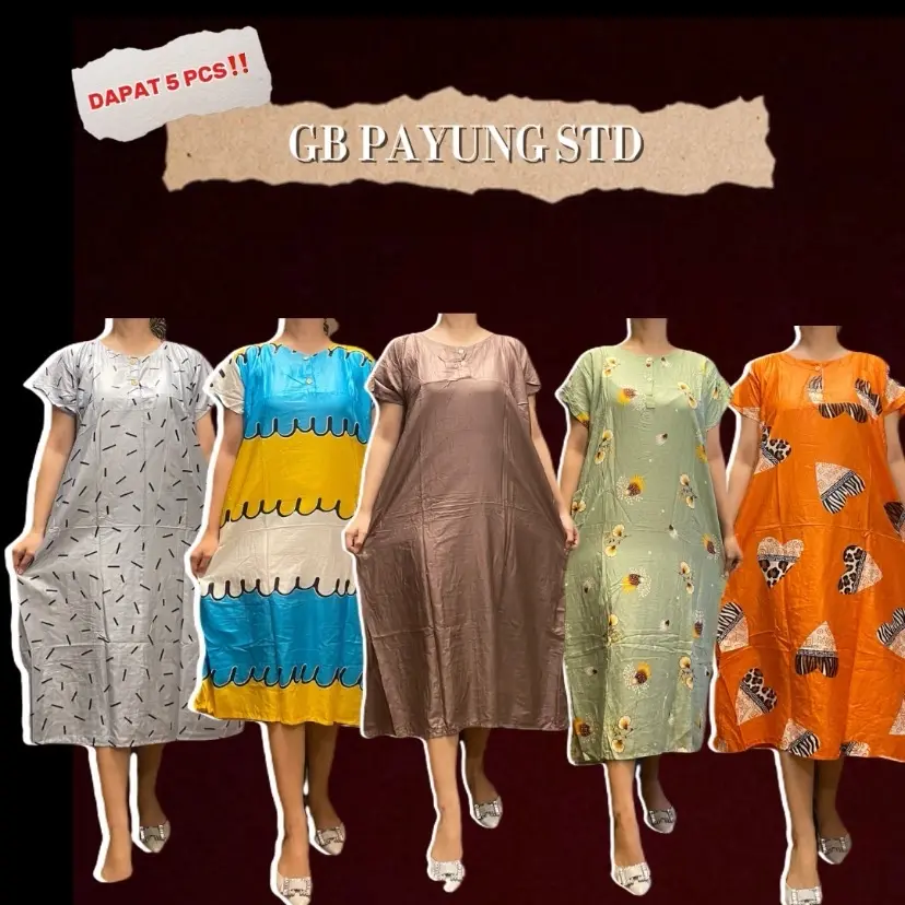 DAPAT 5 PCS DASTER PAYUNG STD MOTIF RANDOM LD 110