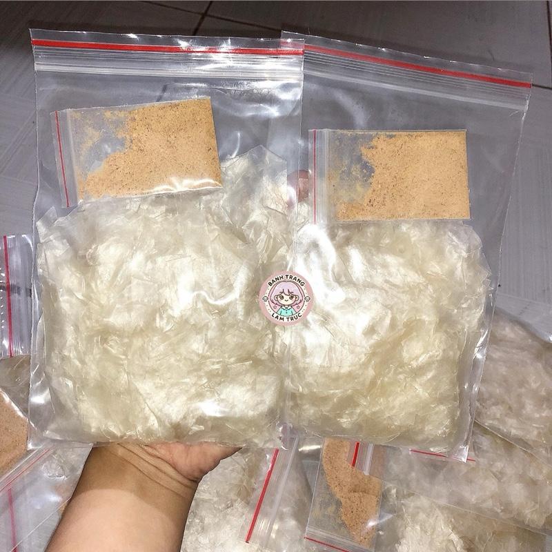 [ Tặng Hành Phi ] 100g Bánh Tráng Phơi Sương Dẻo Sợi Muối Nhuyễn Tôm - Ăn Vặt Food