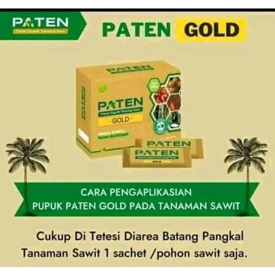PAKET 3 BOX PUPUK PATEN GOLD Untuk Sawit Dan Tanaman Keras Original 2