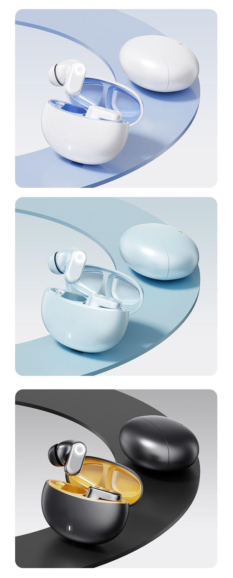 [COD] Yincoree [J16] Earphone Bluetooth 6.0 TWS - Reduksi Kebisingan Hybrid -48dB, 6-MIC ENC, 24 Jam Baterai, Latensi Rendah 0.04s, Audio 360° - Headset Nirkabel Kulit Gading untuk Gaming & Kerja In Ear Peredam Mikrofon Bawaan