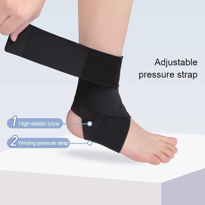 GOBYGO-Băng Quấn Mắt Cá Chân Nén Có Thể Điều Chỉnh Cho Nam Và Nữ, 1 Miếng, Siêu Mỏng, Đàn Hồi Cao, Hỗ Trợ Mắt Cá Chân Để Chạy Bộ, Bóng Rổ 2