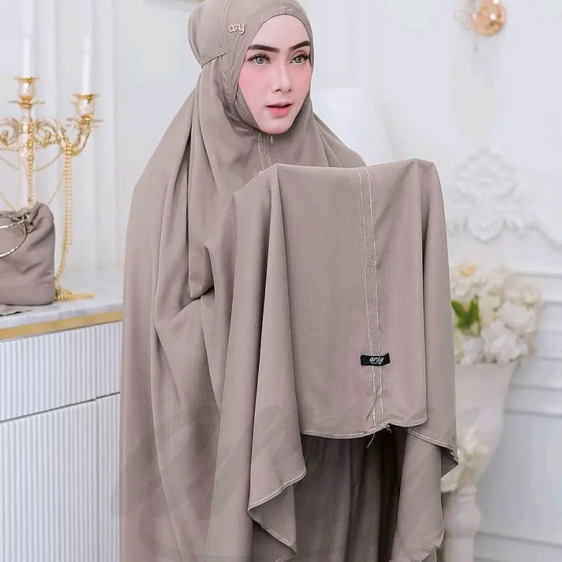 MUKENA QONITA PRAYER SET PREMIUM BY ARSY HIJAB MUKENA DEWASA JUMBO MUKENA DAILY STELAN MUKENA RAYON TWILL ADEM FREE TAS 6