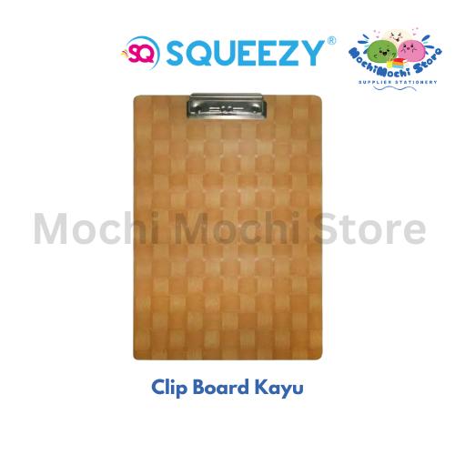 Clipboard | Papan Clip | Papan Clipboard Hologram | Papan Clipboard Kayu | Clipboard Kayu Karakter Lucu | Papan Jalan | CC-CPW02 | CLP-KY 3