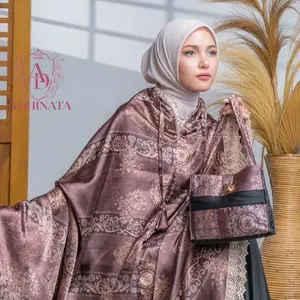 Mukena dewasa bahan charmeuse ukuran jumbo bonus box hampers selama promo berlangsung adem dan dingin renda 2in1 Silk Resleting bandung 2026